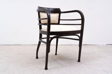 Thonet - Otto Wagner - Fauteuil - Nr. 6514 - Beuken, Leder