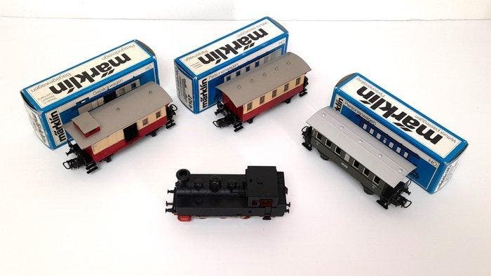 Märklin H0 - 4018/4040/4107/3090 - Stoomlocomotief met, Hobby & Loisirs créatifs, Trains miniatures | HO