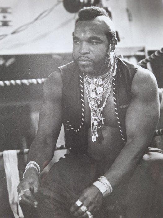 United Artists - (x4) MR. T, Ernie Hudson & Leon Isaac, Collections, Cinéma & Télévision