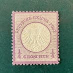 Duitse Rijk 1872 - 1/4 Groschen klein Brutschield met, Gestempeld