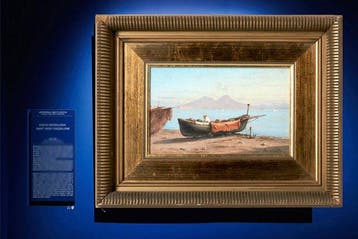 Domenico Ammirato (1833–1883) - Pescherecci sulla riva