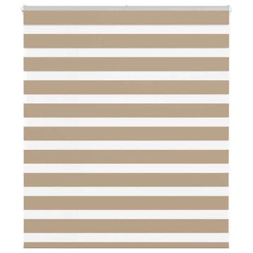 vidaXL Zebra Blind 125x100 cm stofbreedte 120,9 cm polyester, Verzenden