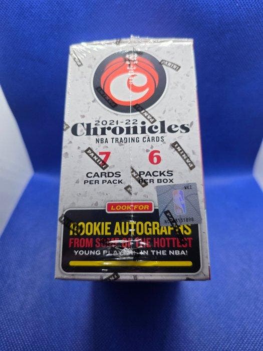 2021/22 Panini Chronicles Blaster - 1 Sealed box - Excellent, Verzamelen, Stickers