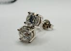 Oorbellen - 18 karaat Witgoud - 1.00ct. tw. Diamant