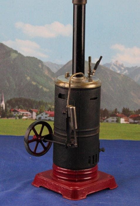 Stoommachine - Bing ‘Nora’ - Messing, Staal - 1910-1920 -, Antiek en Kunst, Antiek | Speelgoed