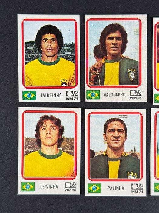 1974 Panini München 74 World Cup #166/171 Brasil -, Verzamelen, Stickers