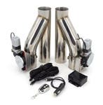 Dual RVS Uitlaat klep 2,5inch met afstands bediening, Auto-onderdelen, Ophalen of Verzenden, Nieuw