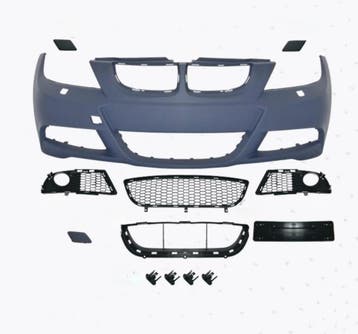 BMW E90 08-11 M-Tech bodykit – dubbele uitlaat links, Auto-onderdelen, Nieuw, Achter, BMW, Bumper