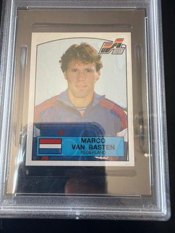 Panini Euro 1988 Marco van Basten - PSA 6 Graded sticker, Nieuw