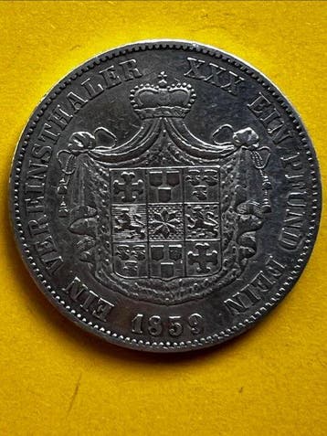 Germany, Waldeck-Pyrmont Georg Victor. Vereinsthaler 1859 A