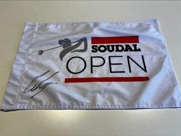 Soudal Open 2026 - Pinflag signé par Nicolas Colsaerts, Verzamelen, Nieuw