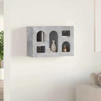 vidaXL Hangkast met plank Beton Grijs 60 x 20 x 40 cm, Verzenden
