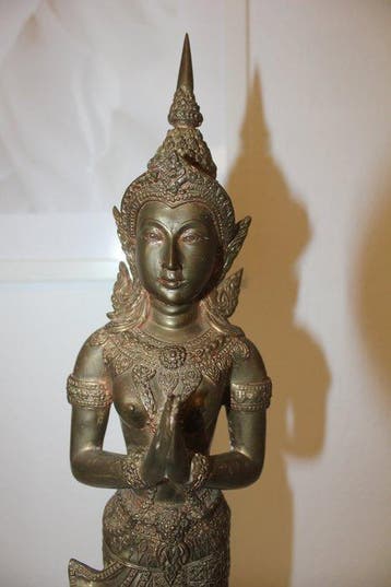 Grote Thepphanom-figur Thailand – tempelwachterin – 2,72 kg