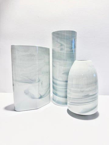 Rosenthal - Tapio Wirkkala - Vaas (3) - Queensberry Marble -