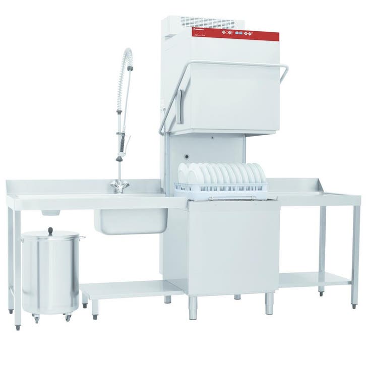 Horeca vaat/pottenwasser doorschuif met inlooptafel,, Articles professionnels, Horeca | Équipement de cuisine, Envoi