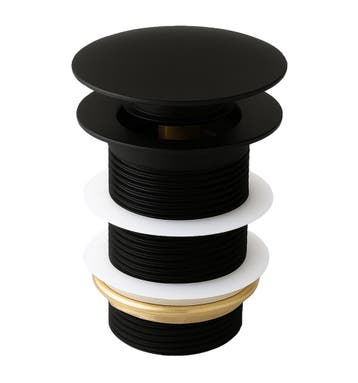 Afvoerplug Mat Zwart Pop up Plug voor Wastafel, Verzenden, Nieuw