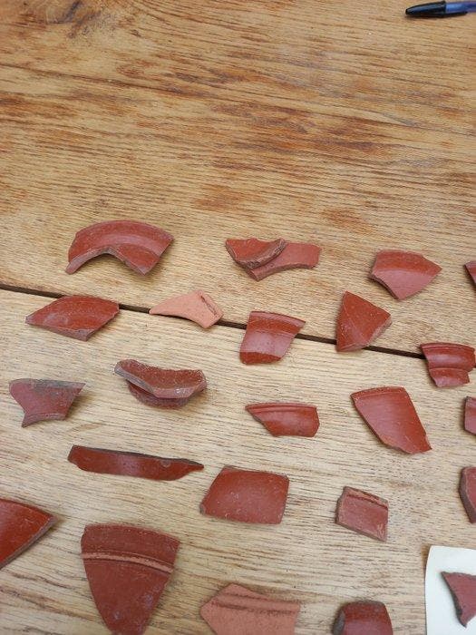 Oud-Romeins Terracotta lot of pottery shards - 6 cm (Zonder, Antiek en Kunst, Antiek | Overige Antiek