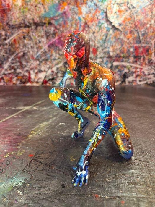 michele socionovo - Spiderman Amour Abstrait, Antiquités & Art, Art | Objets design