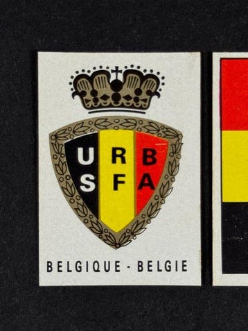 1970 Panini Mexico 70 World Cup, - Badge & Flag: Belgium - 2