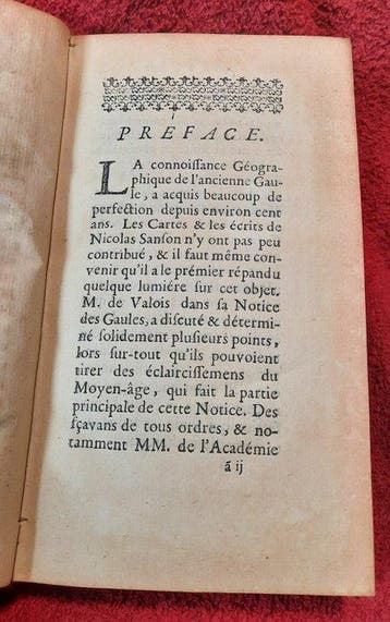 M. DAnville - Eclaircissemens Geographiques Sur Lancienne