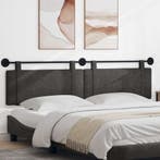vidaXL Hangend hoofdbord Zwart Antiek PU, Huis en Inrichting, Slaapkamer | Bedden, Verzenden, Nieuw
