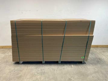 Veiling - 20x MDF plaat 2620x1042mm ongegrond 12mm, Doe-het-zelf en Bouw, Platen en Panelen, Nieuw