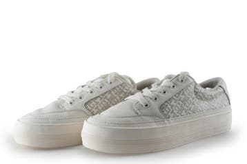 Tommy Hilfiger Sneakers in maat 38 Wit, Verzenden, Wit, Zo goed als nieuw, Sneakers
