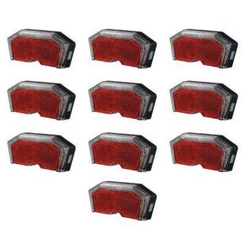10x Union Marwi achterlicht UN-4460 - Batterij bagagedrager, Fietsen en Brommers, Verzenden, Nieuw