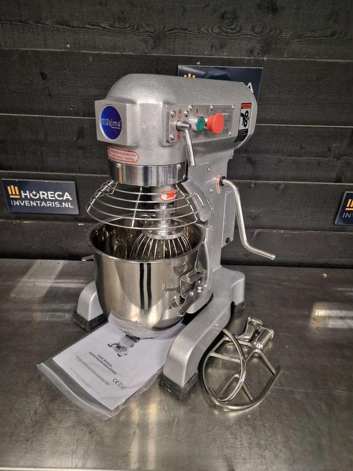 Planeetmenger | Maxima | 10 L | tot 5 Kg Deeg | 3 snelheden, Zakelijke goederen, Horeca | Keukenapparatuur, Nieuw in verpakking