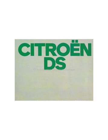 1972 CITROEN D SERIES PROGRAMMA BROCHURE NEDERLANDS, Ophalen of Verzenden, Nieuw