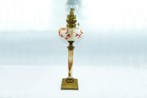 Petroleumlamp - Glas, Marmer, Messing - Napoléon III