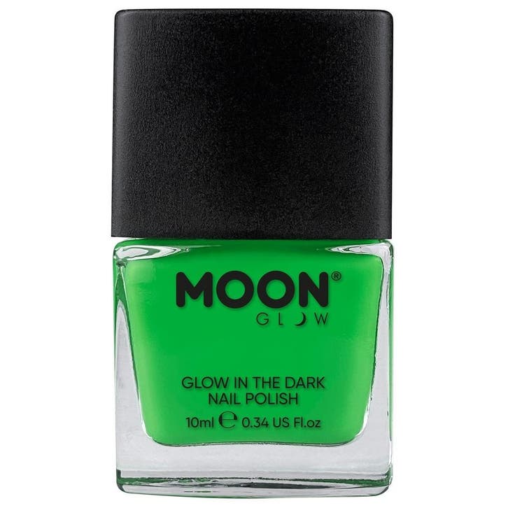Moon Glow Glow in the Dark Nail Polish Green 14ml, Hobby en Vrije tijd, Feestartikelen, Nieuw, Verzenden