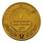 Ukraine. 1 Hryvnia 2023 1 oz Ukraine Flag Archangel Michael