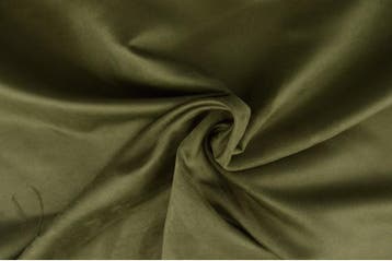 10 meter suedine stof - Suede stof - Groengrijs, Hobby en Vrije tijd, Verzenden, 120 cm of meer, Polyester, Groen
