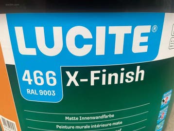 2x (24x) Dörken Lucite - X-Finish - Pot verf 12L..., Doe-het-zelf en Bouw, Nieuw