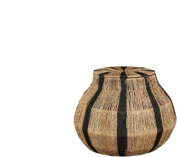 2dekans | Mica Decorations Liliano Opbergmand met Deksel –, Huis en Inrichting, Woonaccessoires | Schalen en Manden, Ophalen of Verzenden