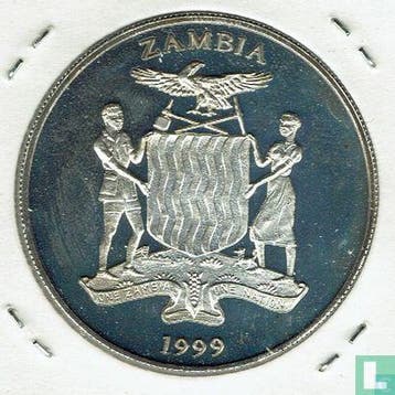 Zambia 5000 kwacha 1999 (PROOF) Princess Diana with Nels..., Timbres & Monnaies, Monnaies | Afrique, Verzenden, Losse munt