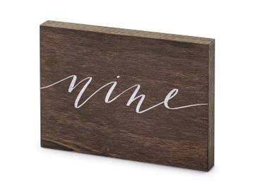 Tafelnummer Nine 18cm, Verzenden, Nieuw
