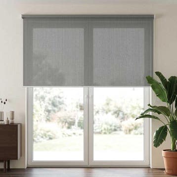 vidaXL Buitenrolgordijn 90% UV-blok Lichtgrijs 240 x 230 cm, Verzenden