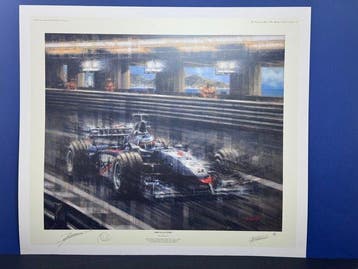 Mclaren - Monaco Grand Prix - Mika Hakkinen - 1998 - Print