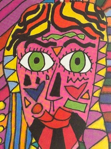 James Rizzi (1950-2011) - War Paint, Antiek en Kunst
