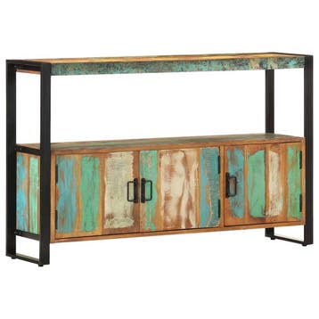 vidaXL Dressoir 120x30x75 cm massief gerecycled hout, Verzenden, Nieuw