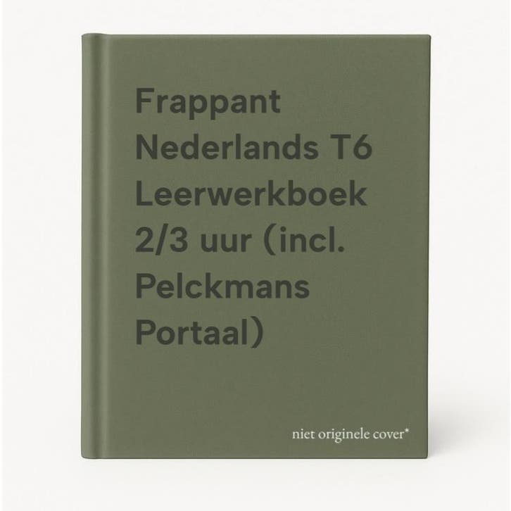 Frappant Nederlands T6 Leerwerkboek 2/3 uur (incl. Pelckmans, Boeken, Schoolboeken, Gelezen, Verzenden