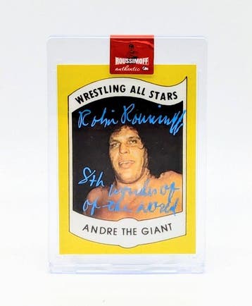 Pro Wrestling Robin Roussimoff Signed Limited Edition Andre, Nieuw