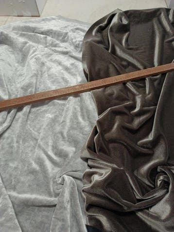 Lussuosa coppia di velluti Enzo degli Angiuoni - Textiel (2)