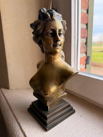 BRONZE à Patine doré de Jef Lambeaux (1852-1908) - Jeune