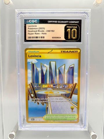 Pokémon Graded card - Levincia - CGC Pristine 10 - Scarlet &