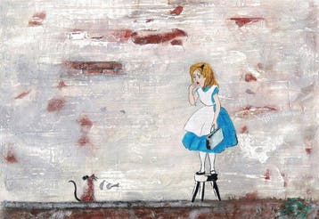 Meb Dessin - Alice na Banksys The Girl and The Rat (New, Nieuw