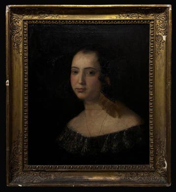 École Romantique (XIX) - La Maja du Foulard