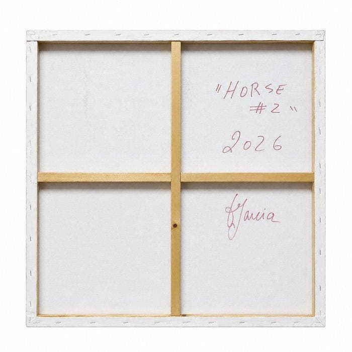 Fortunato Garcia - Horse #2, Antiek en Kunst, Kunst | Schilderijen | Modern